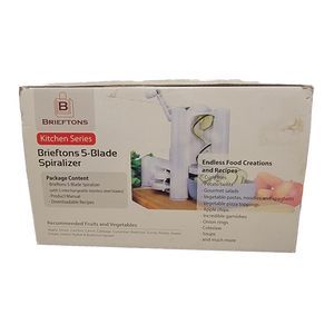 Brieftons 5‎ Blade Spiralizer BR-5B-02 Interchangeable Blades